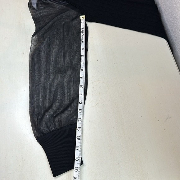 NWT Talbots Woven Sleeve Crewneck Pullover Sweater Size Medium - Picture 13 of 13